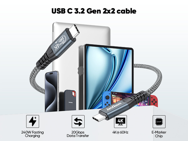 usb c data transfer cable