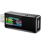 USB 3.0 Tester, Eversame IPS Color Display Digital Multimeter Voltmeter Current and Voltage Monit...
