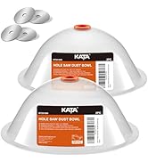 KATA 2 Pack Silicone Dust Bowl for Hole Saw, Hole Cutting Drywall and Ceiling Tile for Installing...
