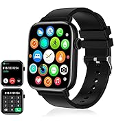 PJYUBVOR 1.90'' with Smart Watch(Answer/Make Calls),Smart Fitness Tracker Watches for Android/iOS...