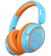 MIDOLA Kids Headphones Bluetooth 5.4 Wireless Volume Limited 85/94dB Hearing Protection Over Ear ...