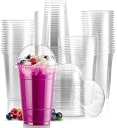 plastic cups with dome lids