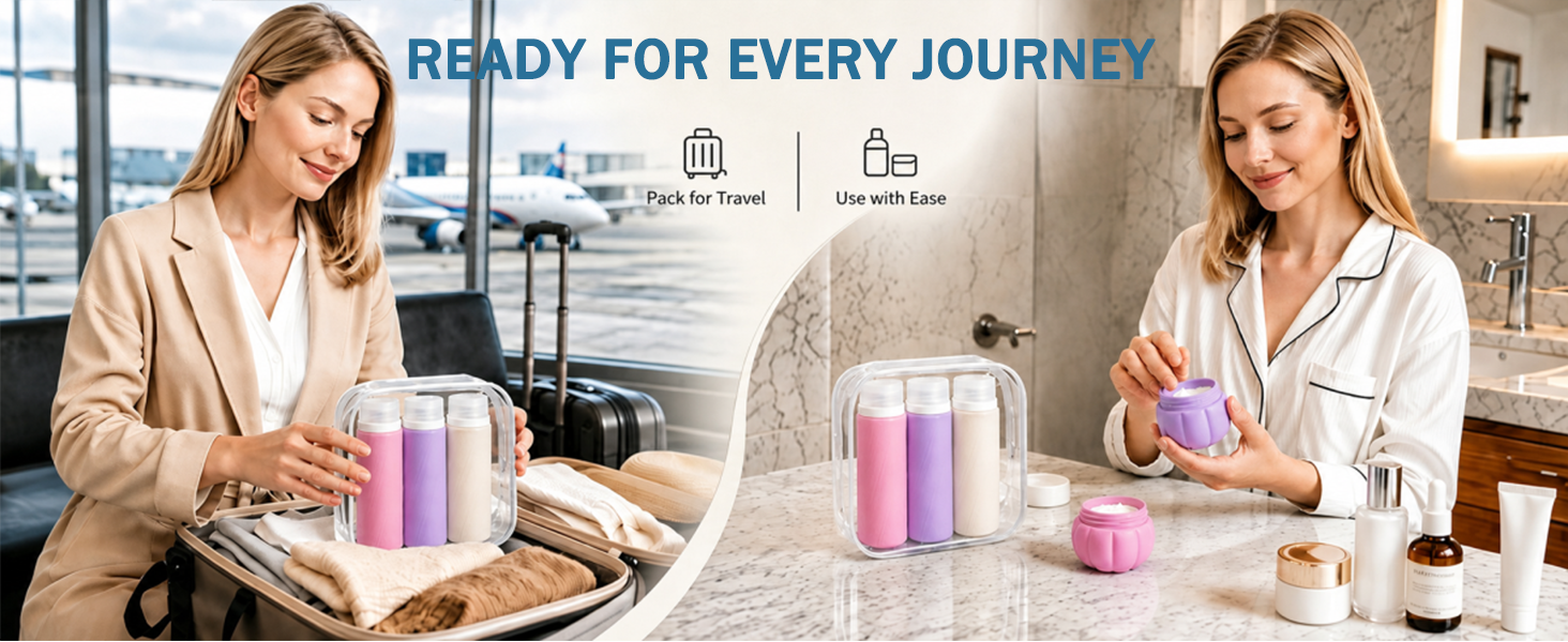 Travel Bottles for Toiletries