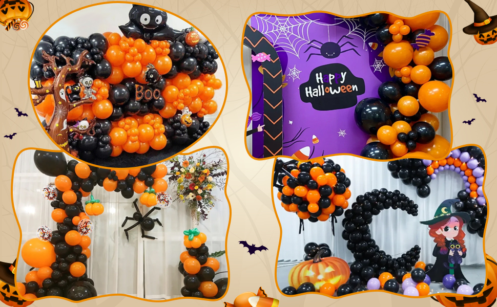 halloween ballons halloween balloons decorations halloween balloon set