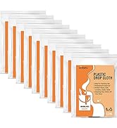OIYEEFO Plastic Drop Cloths for Painting, 10 Pcs 9x12ft Plastic Sheeting Tarp Waterproof Dustproo...