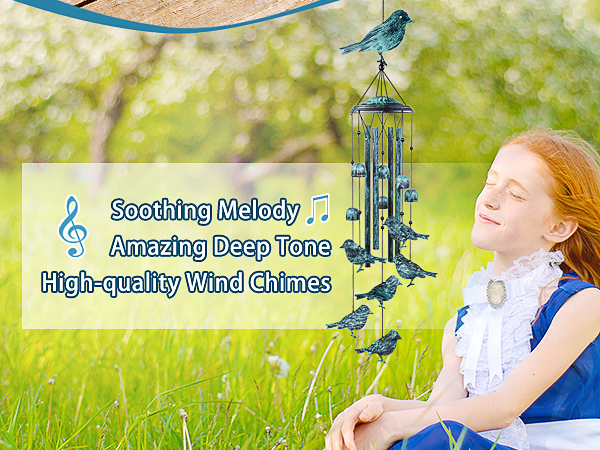 bird wind chimes