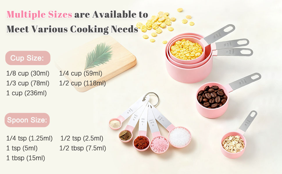 Measuring Cups and Spoons Set