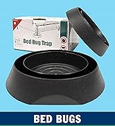 8 Pack PESTEZE Reusable Bed Bug Insect Trap, Monitor &amp; Detector for Bed Posts &amp; Furniture Legs [6...