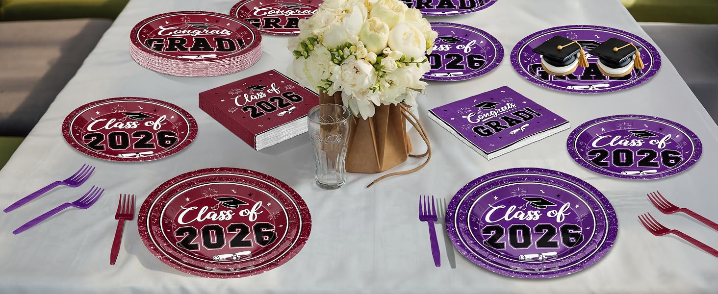 Graduation Party Supplies Set