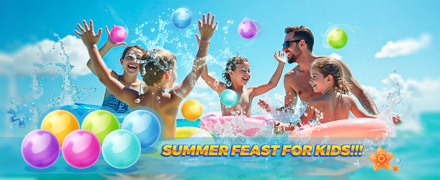 magnetic-free magnetic-free reusable water balloons