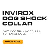 INVIROX Dog Shock Collar [Ultra K9] 124 Training Levels, 4 Powerful Modes with Night-Light and ¾ ...