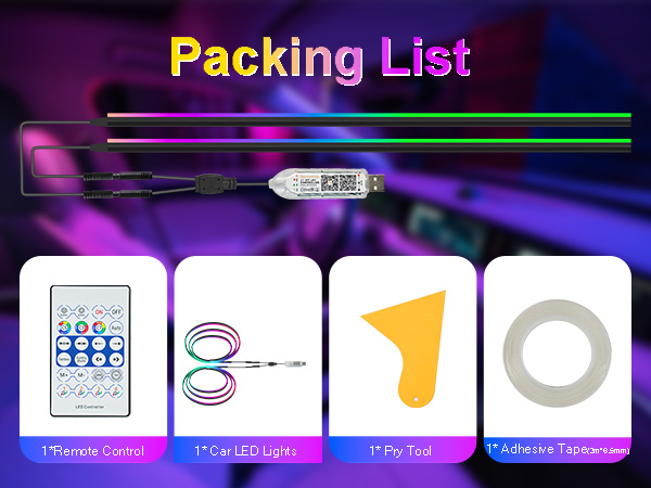 music sync car lights