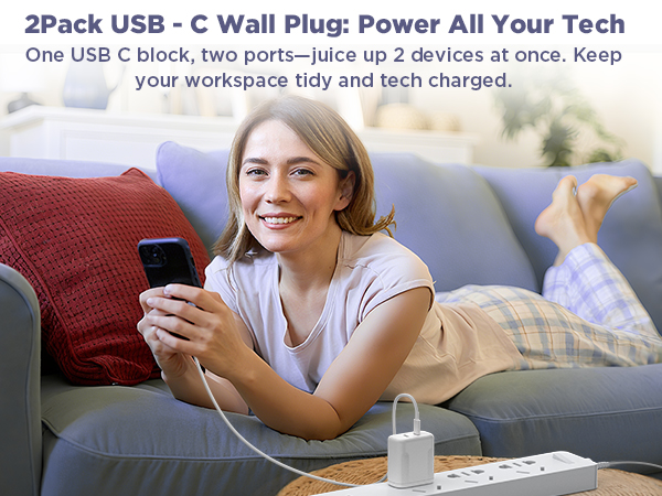 USB C wall plug