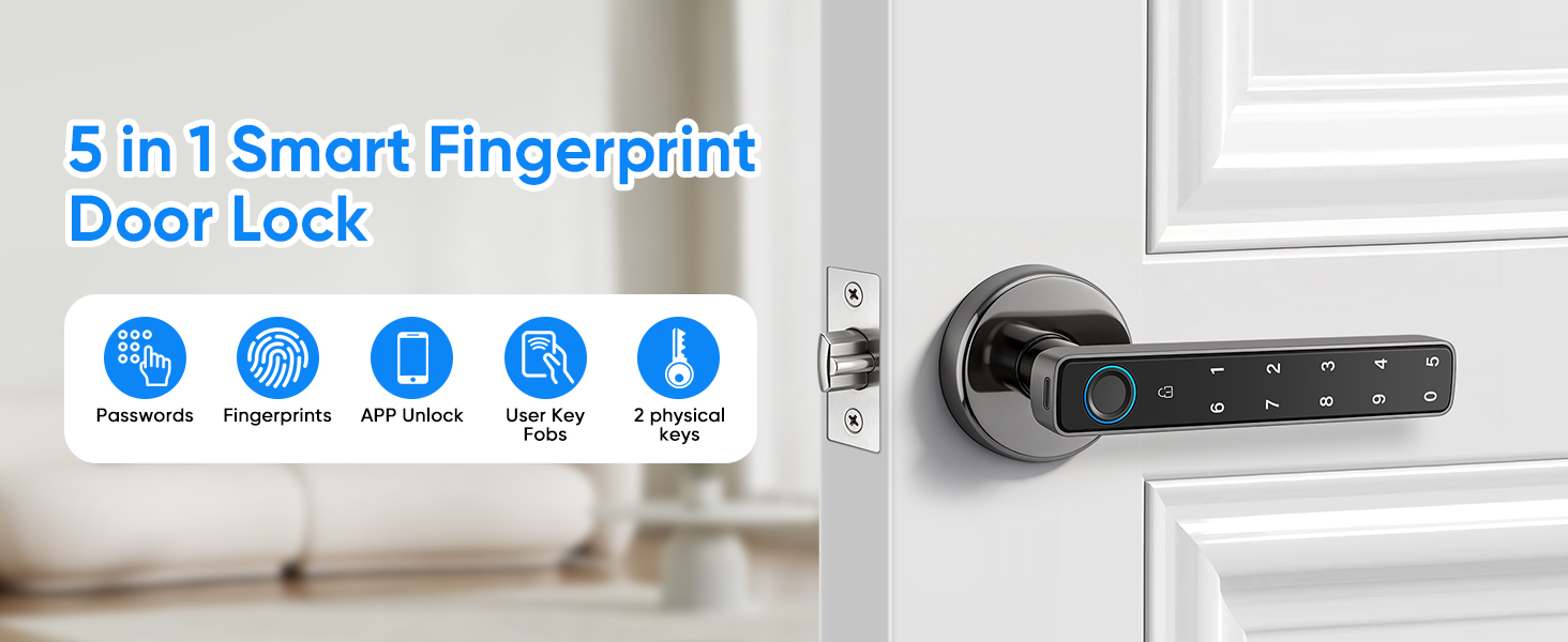Smart Door Lock with Knob