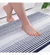 Colorxy Chenille Bathroom Rugs, Extra Soft and Absorbent Bath Mat, Non-Slip Machine Washable Rug,...
