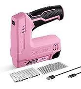 WORKPRO 3.6V Power Electric Cordless 2-in-1 Staple and Nail Gun, 2.0Ah Battery Powered Stapler fo...