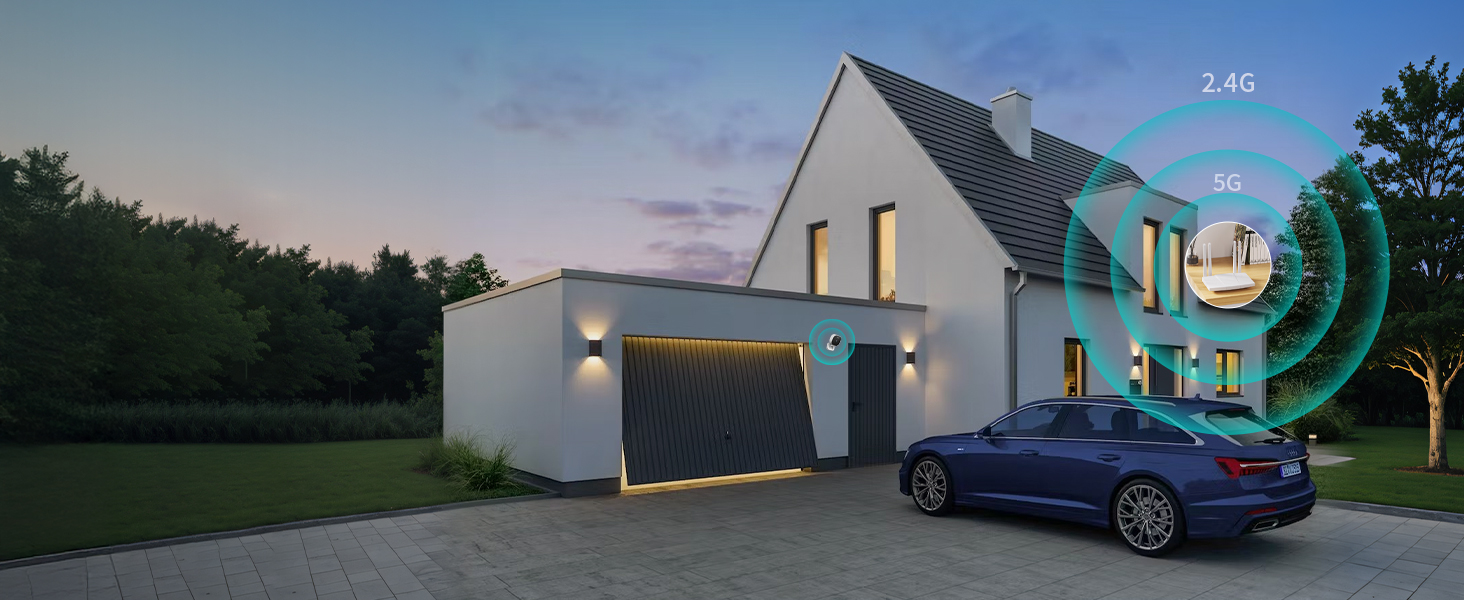 garage camera, garage wifi camera, door camera, driving way camera