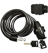RYANGO Bike Lock, Bike Locks Heavy Duty Anti Theft, Bicycle Lock Bike Lock Cable with Mounting Br...