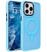IAIYOXI Magnetic Case for iPhone 16 Pro Max [MagSafe Compatible] - Translucent Matte Slim Thin Sh...