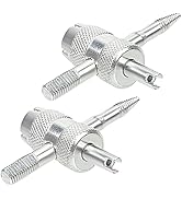 BESITA Tire Valve Tools,4-in-1 Valve Core Tool Multifunctional Valve Wrench for Automobile Tire S...