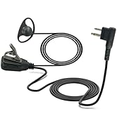 SEYUGOPTI D Shape Earpiece Headset with Mic PTT for Motorola XIR P8268/8260/8668 CLS1410 CLS1110 ...