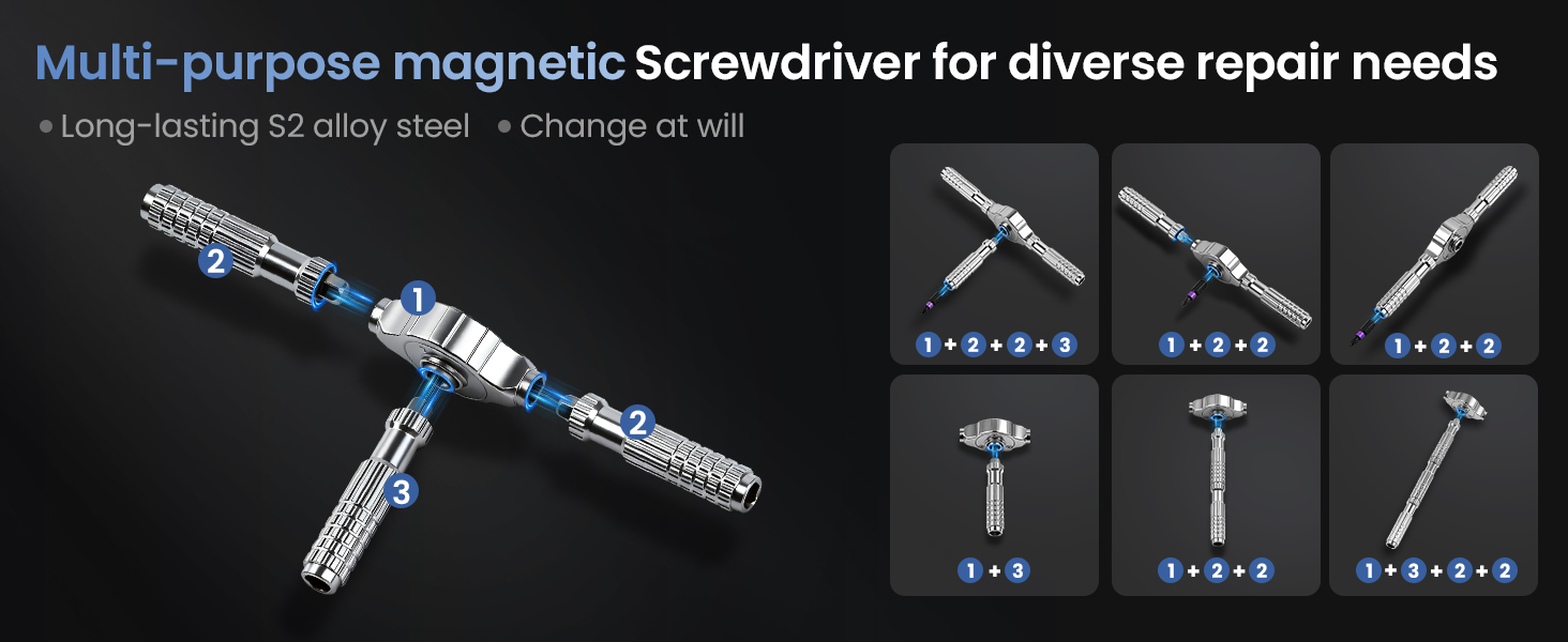 VMAN ratchet screwdriver set