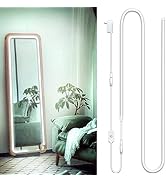 Blikshin Hollywood Style Vanity Make Up Light, 16.4ft(5m) 600LEDs White Mirror Lights, Dimmable T...