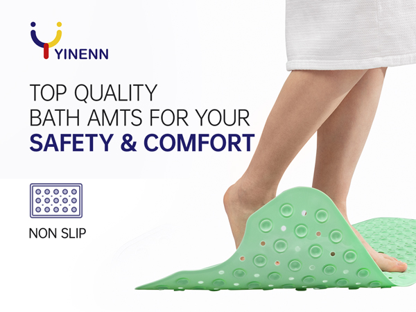 shower safety bath bathtub mat tub bath plastic extra large suction cup soft resistant