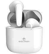 MAS CARNEY M1 Mini Wireless Earbuds Bluetooth 5.1 in Ear Light-Weight Headphones Built-in Microph...