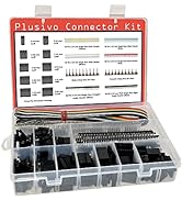 Dupont Connector Kit - 1004pcs Crimp Connector Kit with 2.54 mm Crimp Pin Connector Housings, Sin...