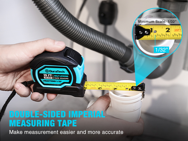 double-sided imperial measuring tape