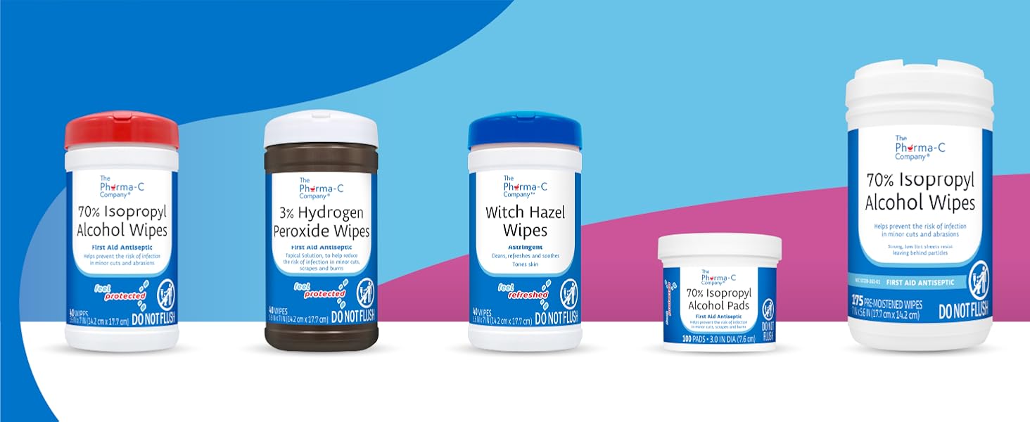 Isopropyl alcohol wipe first aid antiseptic