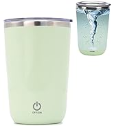 daasigwaa Rechargeable Self Stirring Mug - Magnetic Electric Auto Mixing Stainless Steel Cup for ...