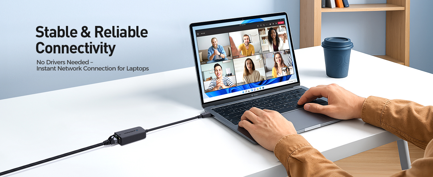 Gigabit Ethernet to USB C