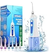 Water Dental Pik Flosser,Grinest 7 Modes Rechargeable Water Dental Pick for Teeth Cleaning Cordle...