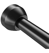 TEECK Shower Curtain Rod, 27-76 inch Adjustable Tension Spring, Shower Curtain Rod Tension, Premi...