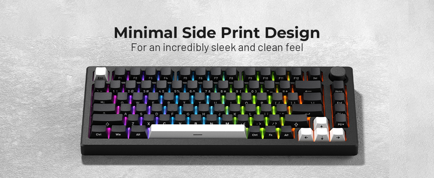 black keycaps