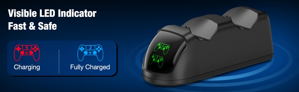 playstation 4 controller charging dock station