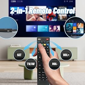 Two-in-One Learning Remote Control