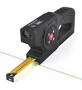 WIN TAPE 3-in-1 Digital Tape Measure, 164Ft Laser Measurement Tool, USB Rechargeable Tape Measure...