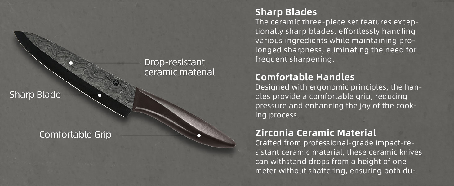 Ceramic Knife Set paring knife 