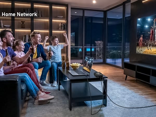 ethernet cable splitter 1 in 2 out