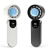 BCFHYK 2packs-2025Upgraded Foldable Mini Personal Fan, Rechargeable 3-IN-1 Hand/Desk/Neck Fan Coo...