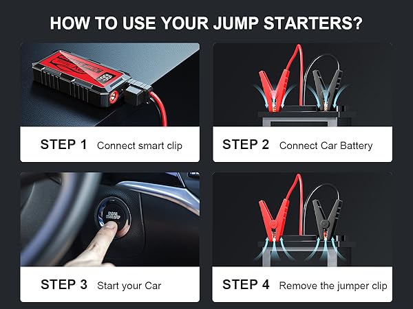 Portable Car Battery Jump Starter