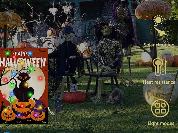 Halloween garden flag