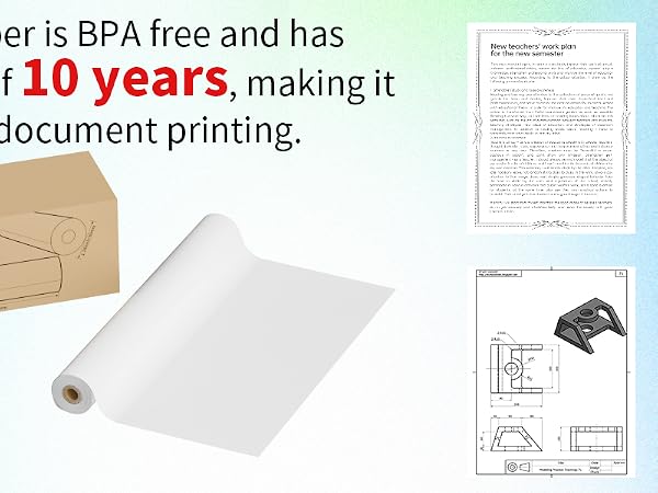 thermal paper roll 8.5x11inch
