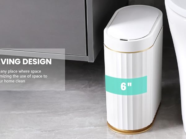 bathroom garbage can