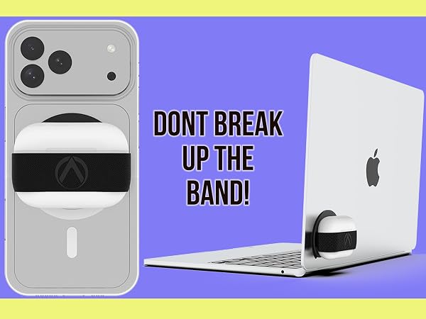 Store your airpods on your device.
