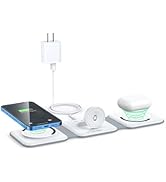 Wireless Charger 3 in 1,RTOPS Magnetic Travel Wireless Charging Station Multiple Devices,GaN 3 in...