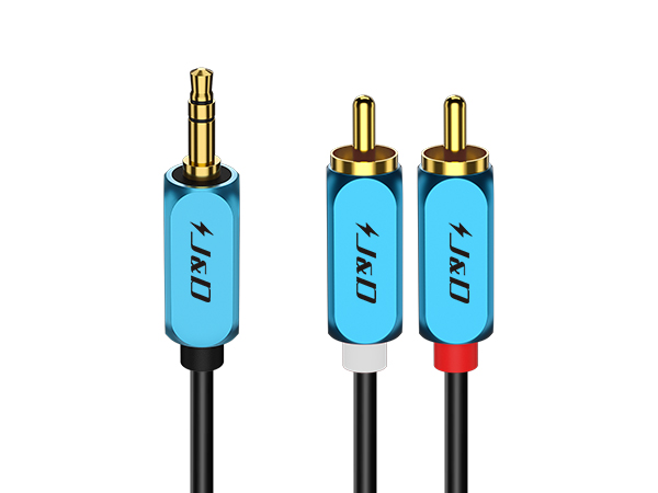 Alu Alloy 1/8-RCA Cable